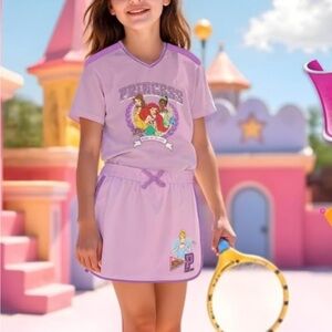 Princess Kids Matching Set in Purple